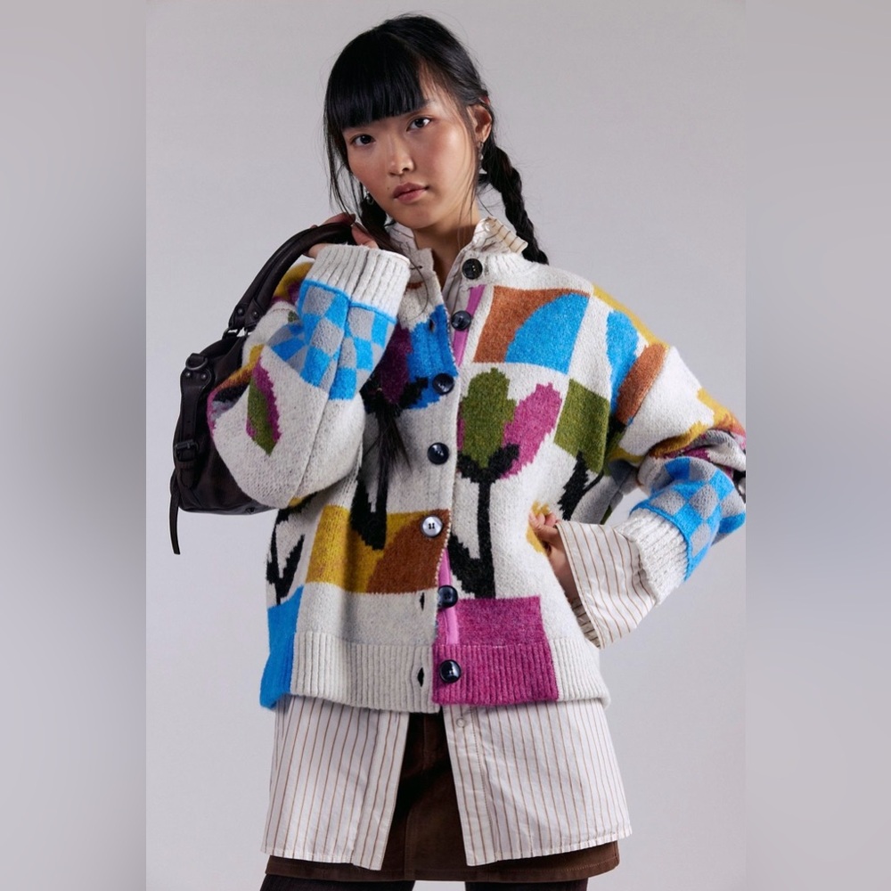 Free People Tulip Whirl Cardi